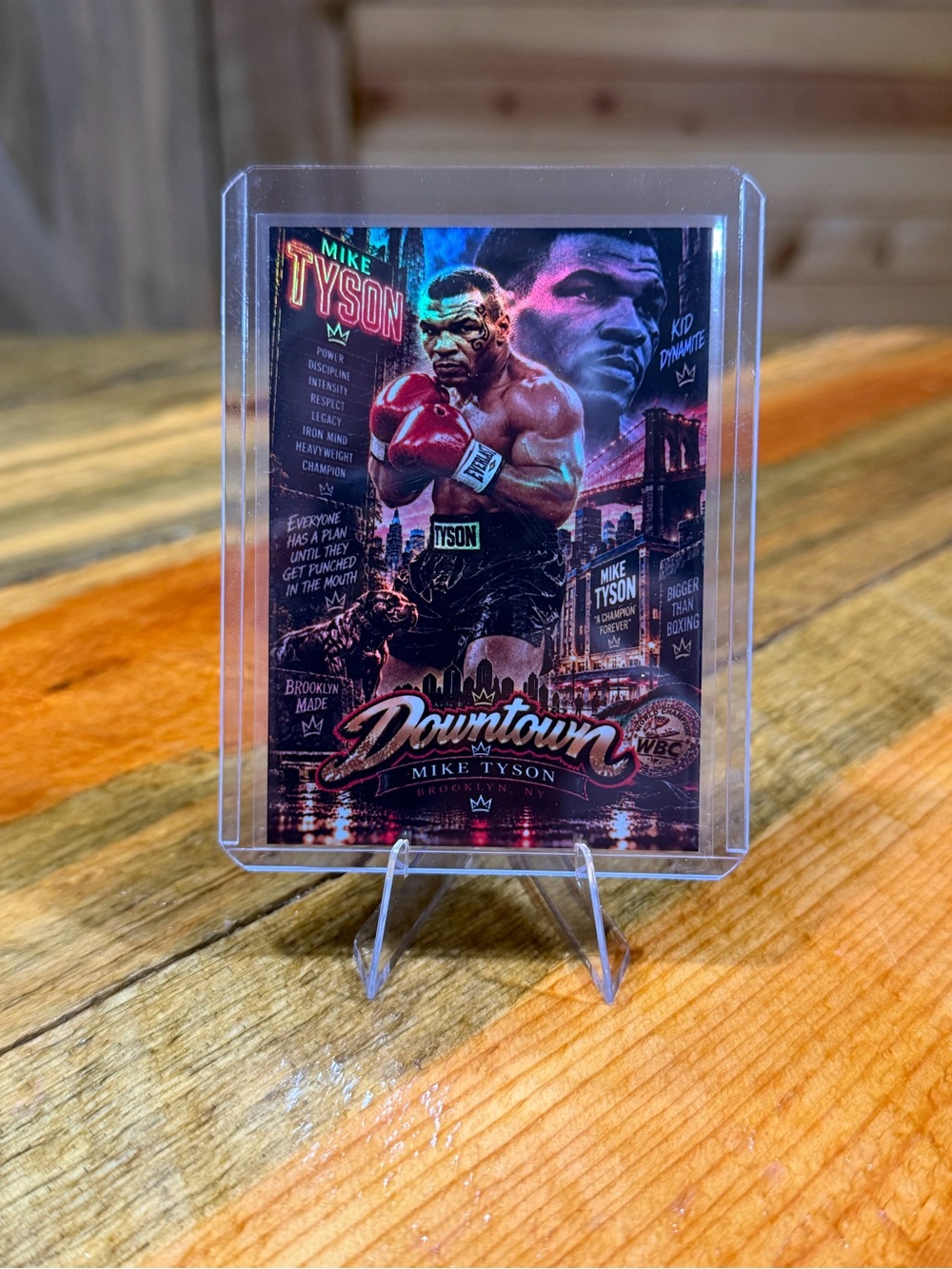 Mike Tyson Custom Downtown Boxing Card